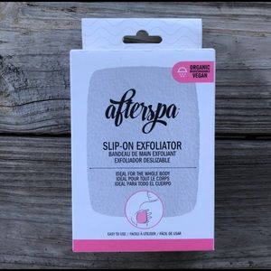 AFTERSPA Slip-On Exfoliator Shower Mitt for Face &/or Body